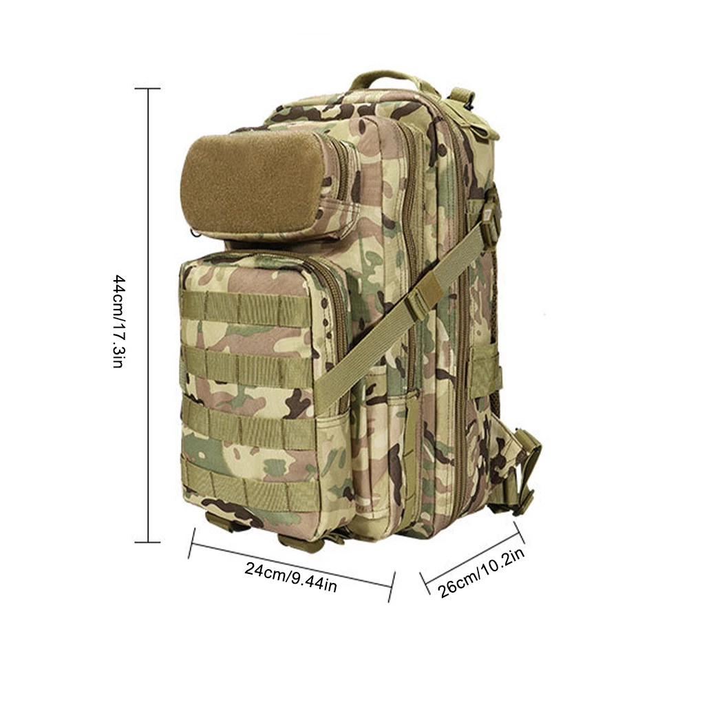 Tactical Backpack Materials Long-Lasting Performance Wide Durable Hiking Backpack For Women Hiking Backpack Mens Mud color