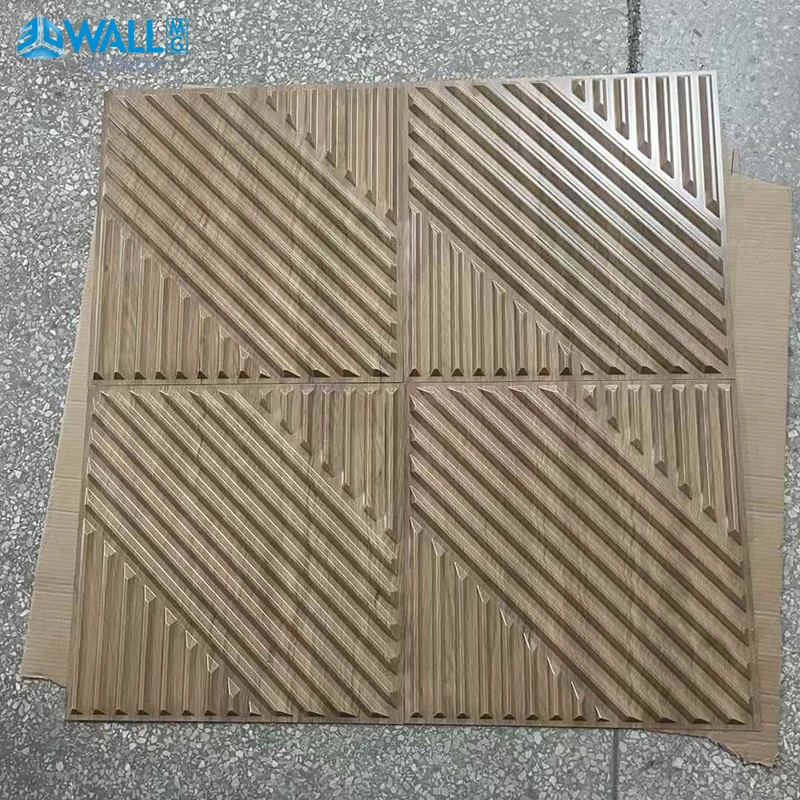 12Pcs 30x30cm Wood grain 3D Wall Panel Decorative Diamond Design Wallpaper 3D wall sticker 90s aesthetic room renovation