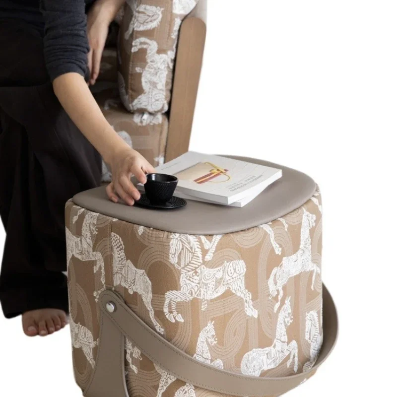 مقعد سرج، مقعد حمل يدوي على شكل حصان ملكي، أحذية تغيير، طاولة بجانب السرير، المزيد من الجوانب في غرفة المعيشة #1