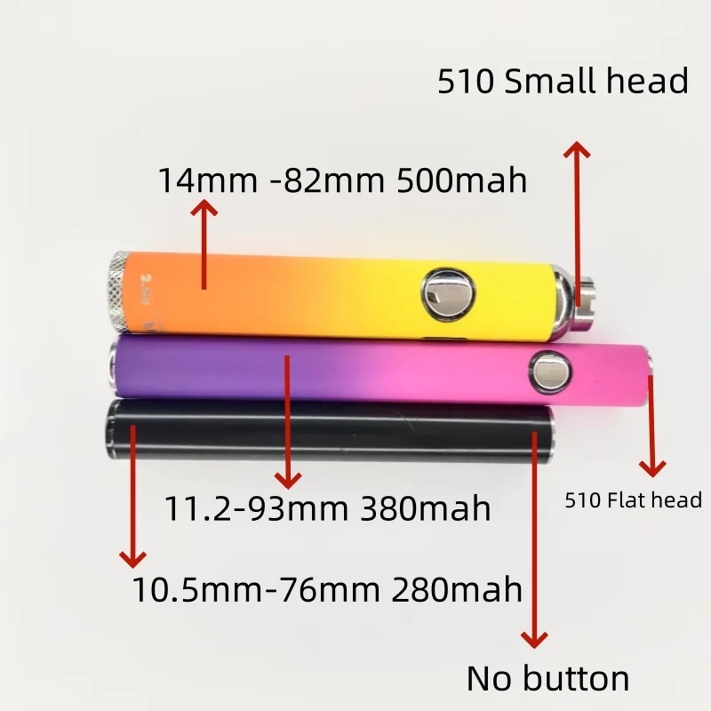 510 Thread Battery evod twist, Cookies Electric Soldering Iron, 14mm 500mah Thread Welding Heating Tool Pen