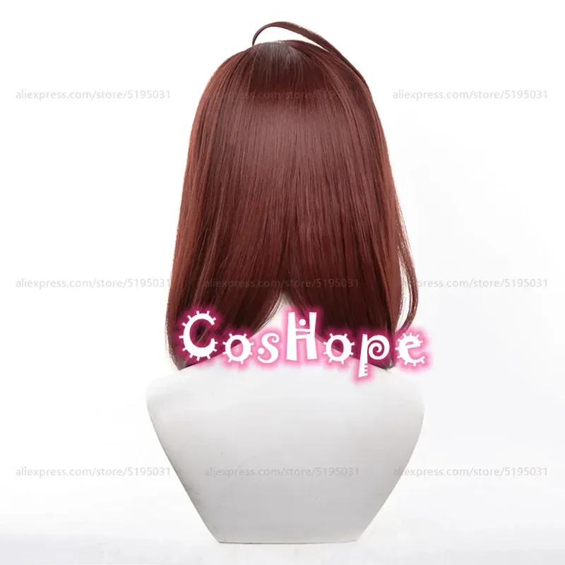 Momo Ayase Cosplay Perücke 43 cm Kurze Rotbraune Perücke Cosplay Anime Cosplay Perücken Hitzebeständige Synthetische Perücken