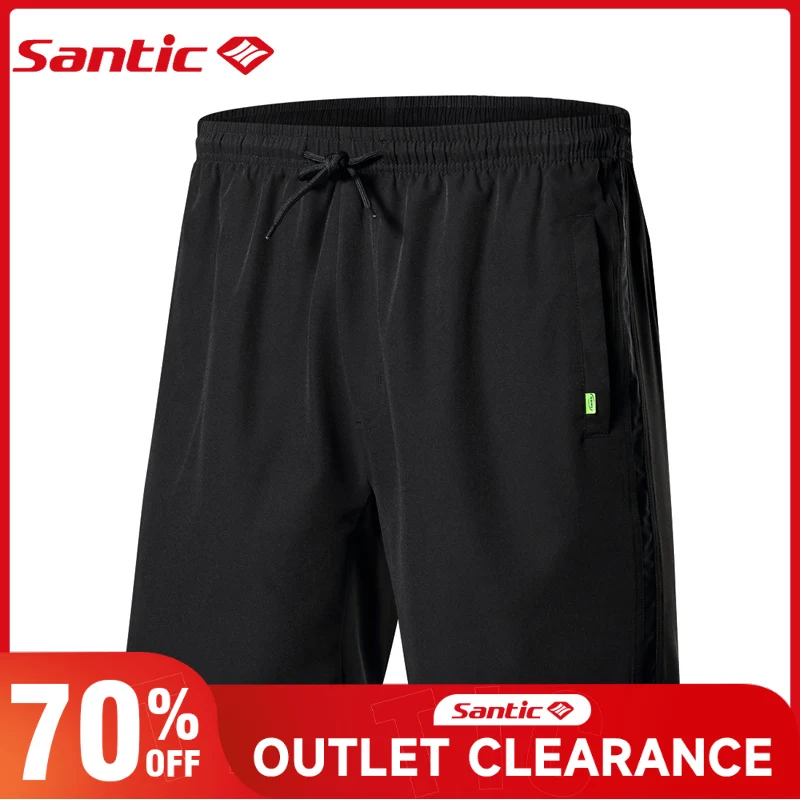 Santic No Padded Cycling Shorts Summer Outdoor Sports Pants Men's Short Pants Breathable Quick-dry Casual MTB Road Bike Shorts