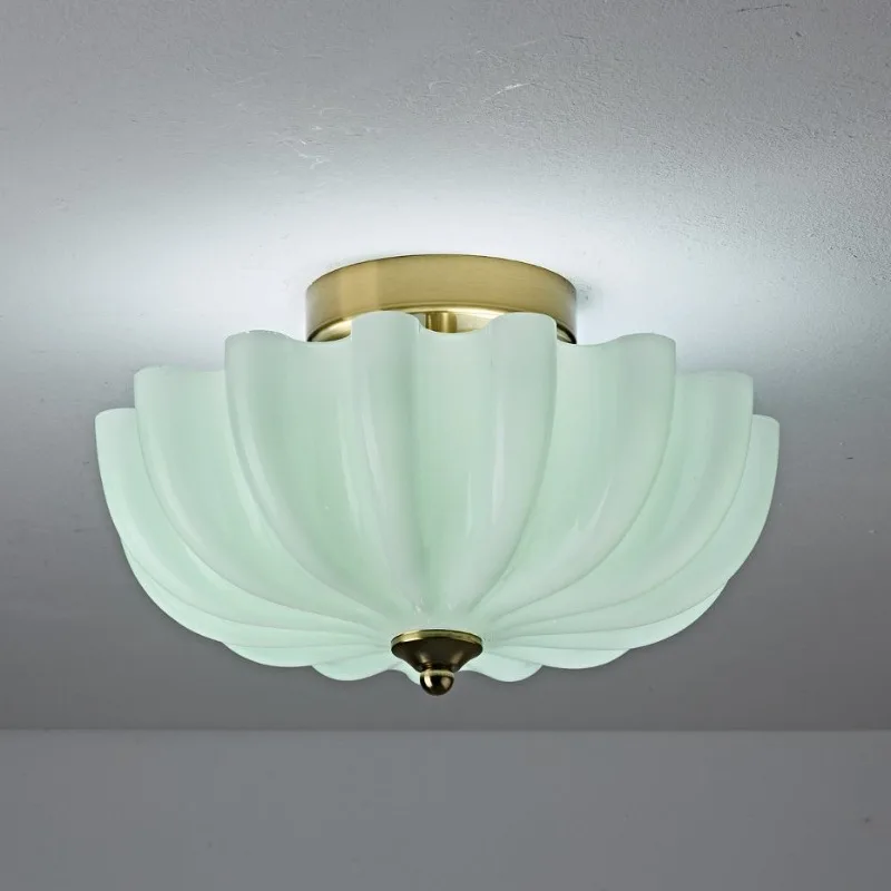 French Cream Italian Luxury Minimalist Acrylic LED Ceiling Light Bedroom Dining Kids Room Entryway