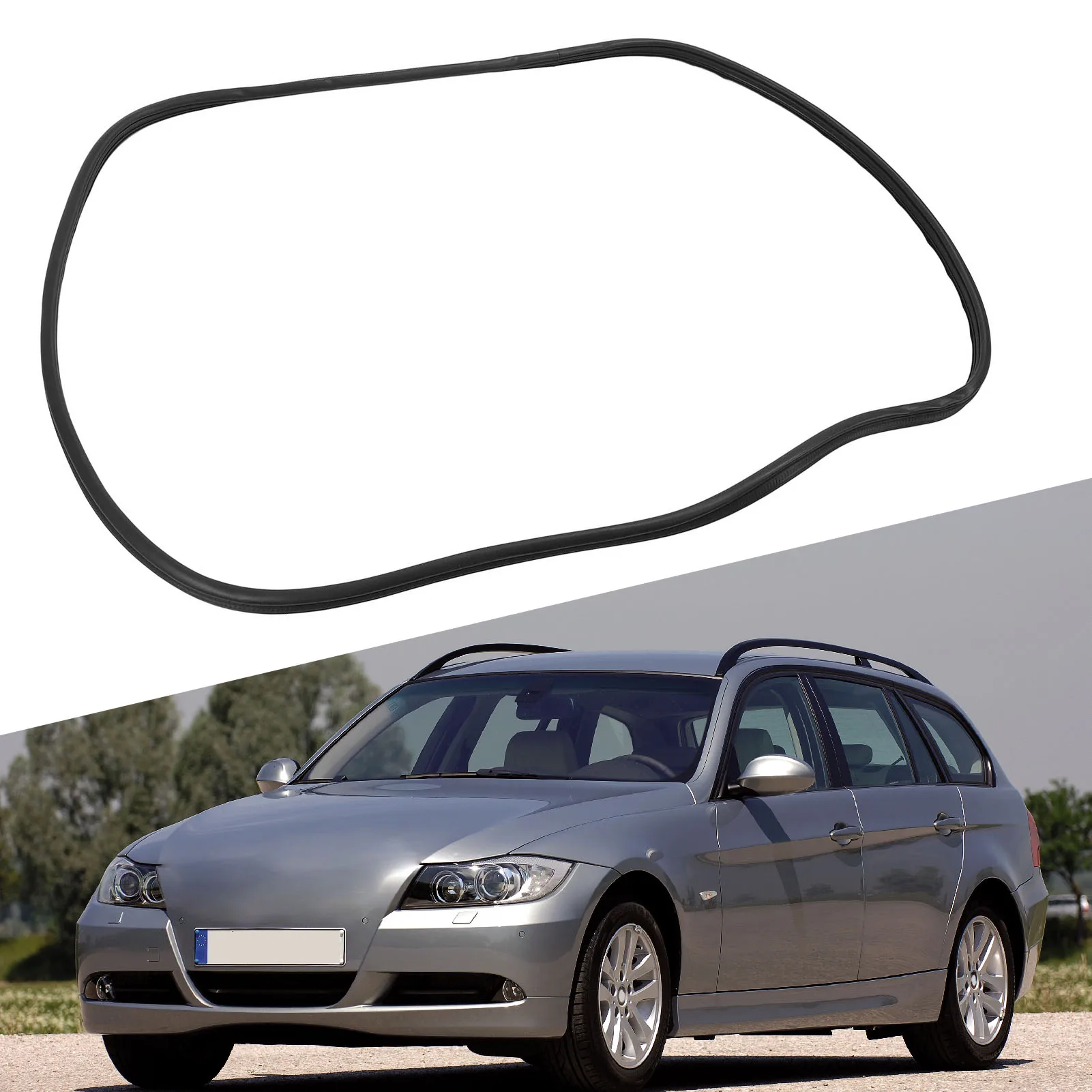 Door Edge Protector Weatherstrip 51727164811 Front Left Or Right Rubber Door Weather Stripping for 3 Series E90 E91 2005 to 2011
