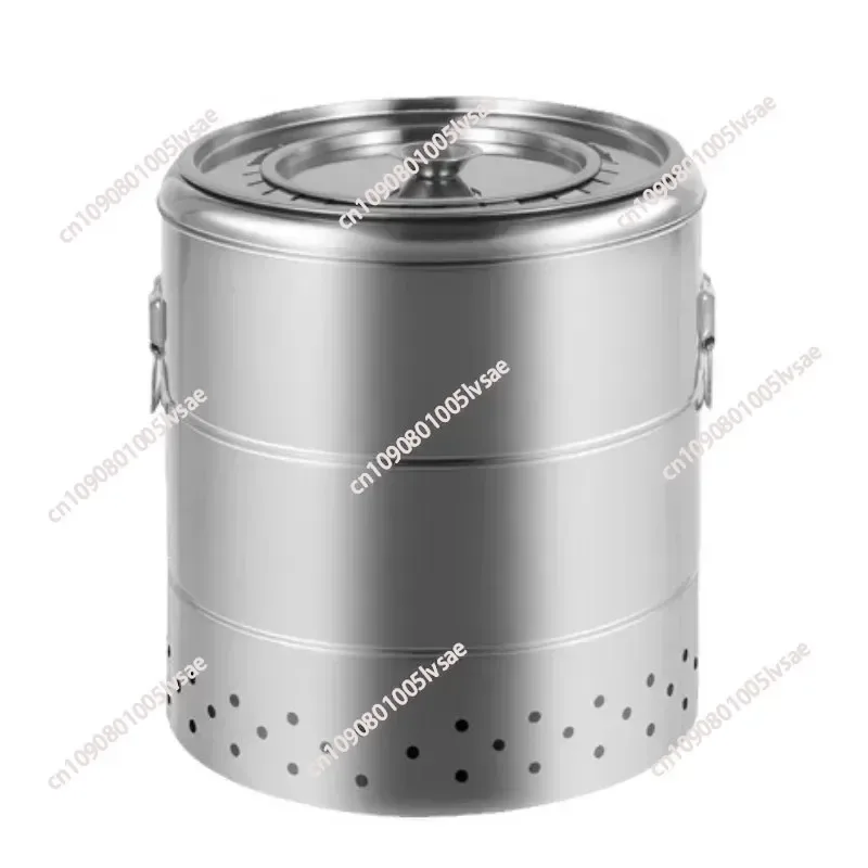 BBQ  Smokeless Barbecue Home Outdoor Hanging Stove Charcoal Grill Indoor Stainless Steel Oven 20/28 Strings