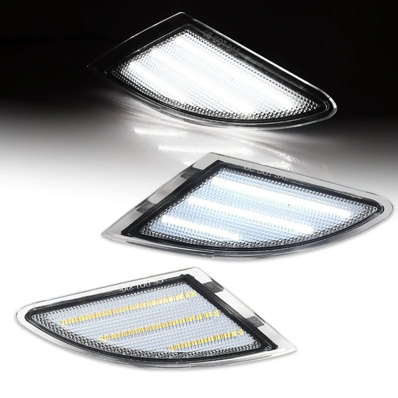 2X LED المصد الأمامي الجانب ماركر بدوره مصباح إشارة لمرسيدس بنز R-Class W251 R320 R350 R500 R63 AMG 2006-2010