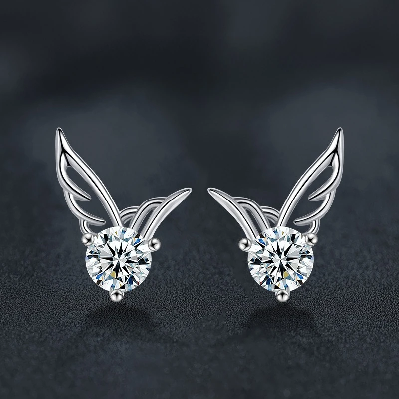 

925 Sterling Silver Earrings 5A Zircon Flower for Women Luxury Wedding Jewelry Elegant Female Accessories Fashion Gift