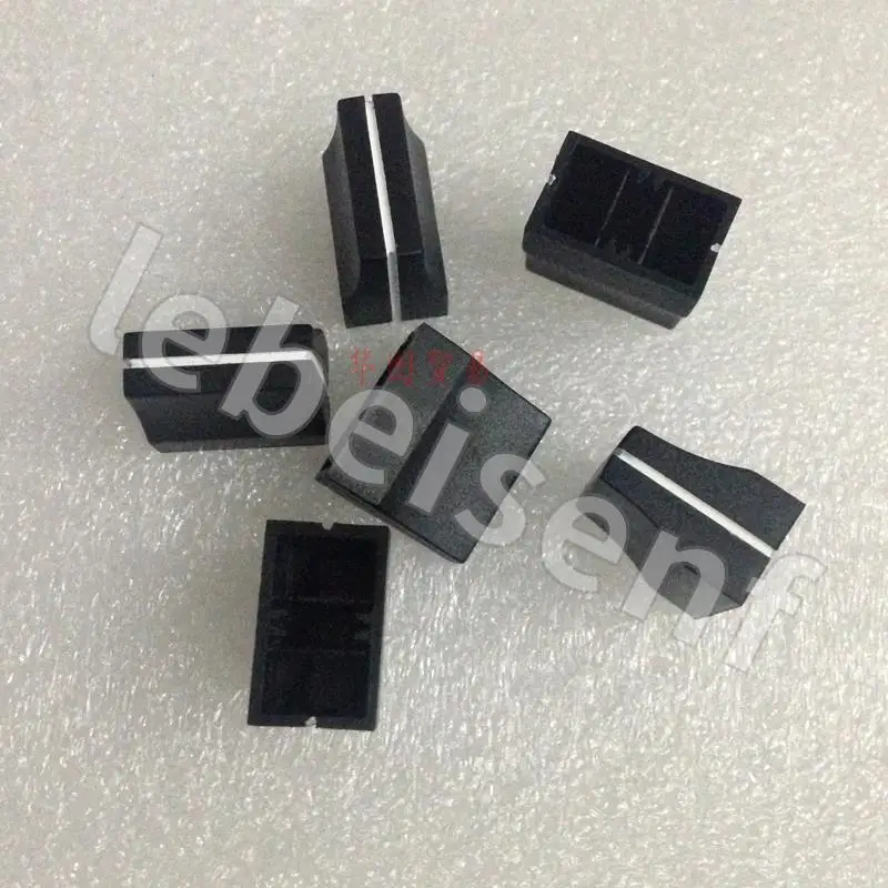 10pcs mixer stage fader cap straight slide potentiometer cap / knob putter cap handle width 8MM long 19MM high 18MM