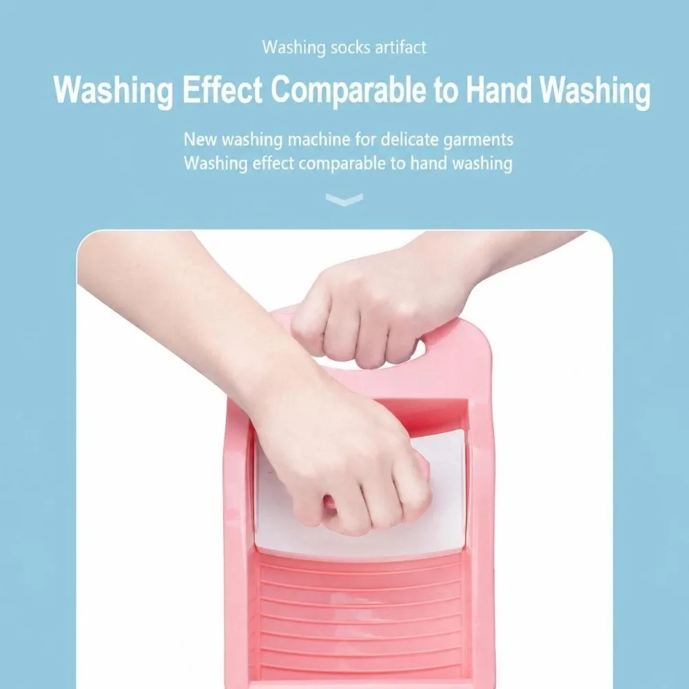 Plastic Underwear Washboard Thicken Material Anti-slip Socks Washboard Cleaning Tool Cleaning Accessory Laundry Tool