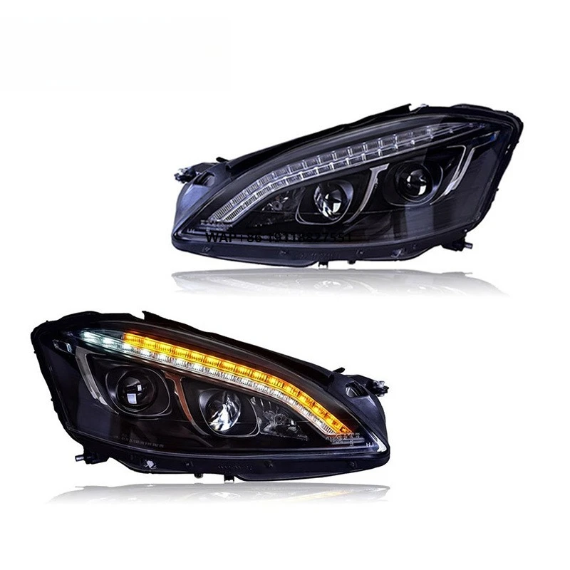 LED Headlights Car Accessories Suitable for Auto Lighting Systems S-Class W221 Headlight Assembly Model 06-09