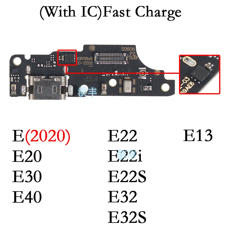 Usb Dock Charger Connector for Motorola Moto E 2020 E20 E30 E40 E22 E22i E32 E32S E13 Charging Board Module Flex Ports