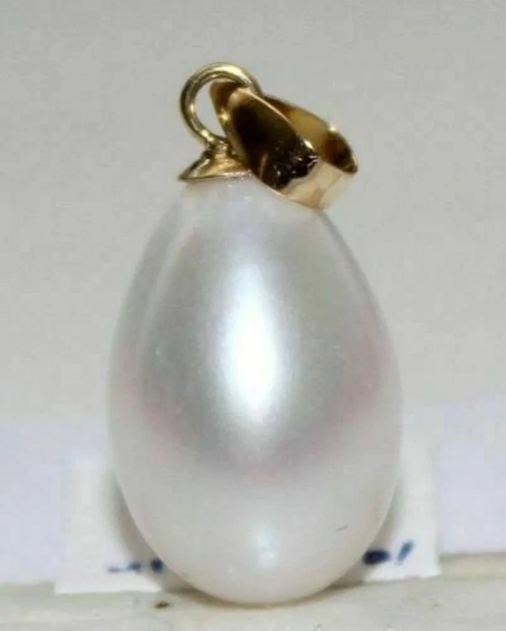 

Хит продаж, кулон - AAA + 10-13 мм, подвеска с каплями воды Южного моря, белый натуральный жемчуг, золото 14, 18 дюймов