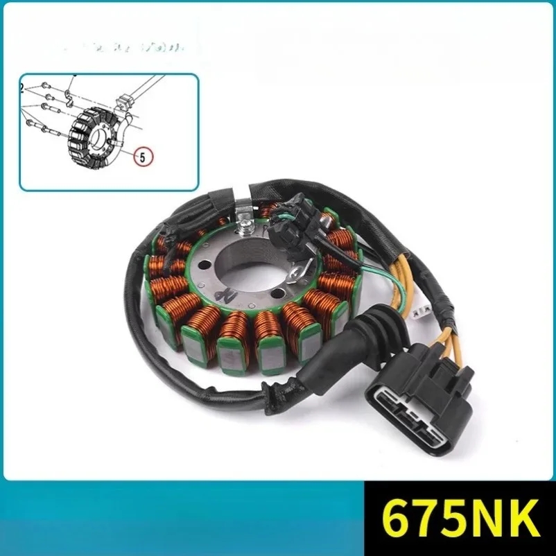 For CFMOTO Magneto Stator Rotor 675NK CF650-11 Magnetic Motor Stator Motorcycle Accessories 0HTV-031000-7000 0HTV-032000-7000