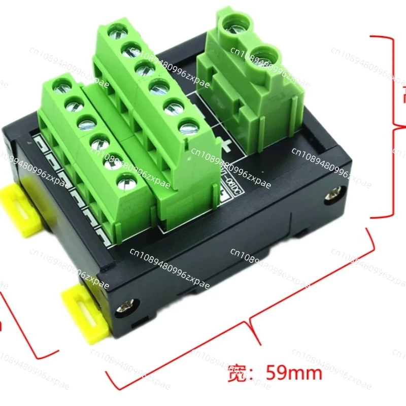VF-06AD Power branch terminal block junction box 1 in 6 out positive and negative common terminal power split type