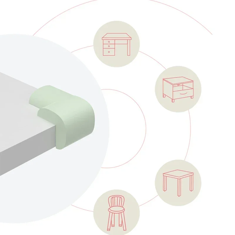 5/10Pcs Soft Edge Safety Corners for Toddlers And Infants Home Furniture Protector Table Guards Infant Protection