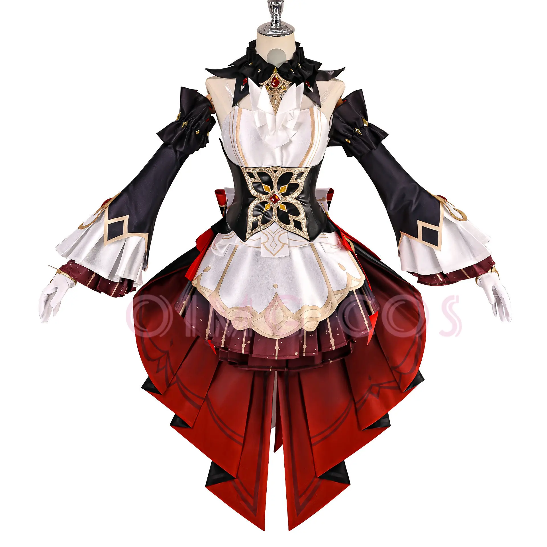 Genshin Impact Sandrone Marionette Cosplay Costume Full Set Fatui Mechanic Dress For Comic Con Halloween Cos Events Game view 4