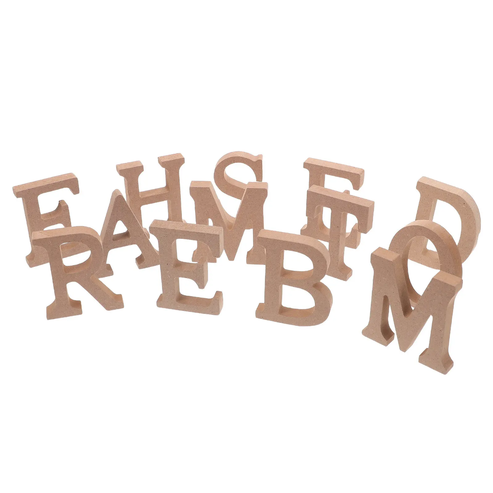 1Set Rustic Wooden Letter Block Sign Handcrafted Black Walnut Freestanding Alphabet Letters Farmhouse Wall Decor Kitchen Coffee