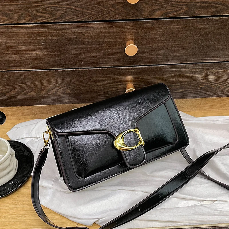 

Women's Elegant Small Square Bag - Stylish Underarm Bag | Versatile Shoulder Crossbody Mini Handbag