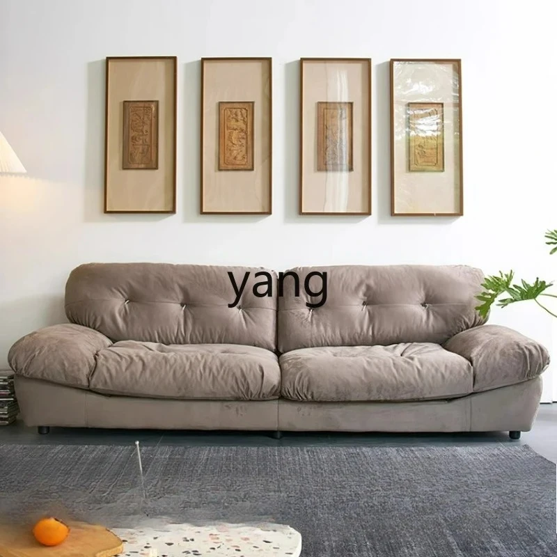 LTT simple modern fabric sofa household living room small apartment sofa bed and breakfast apartment cloud sofa