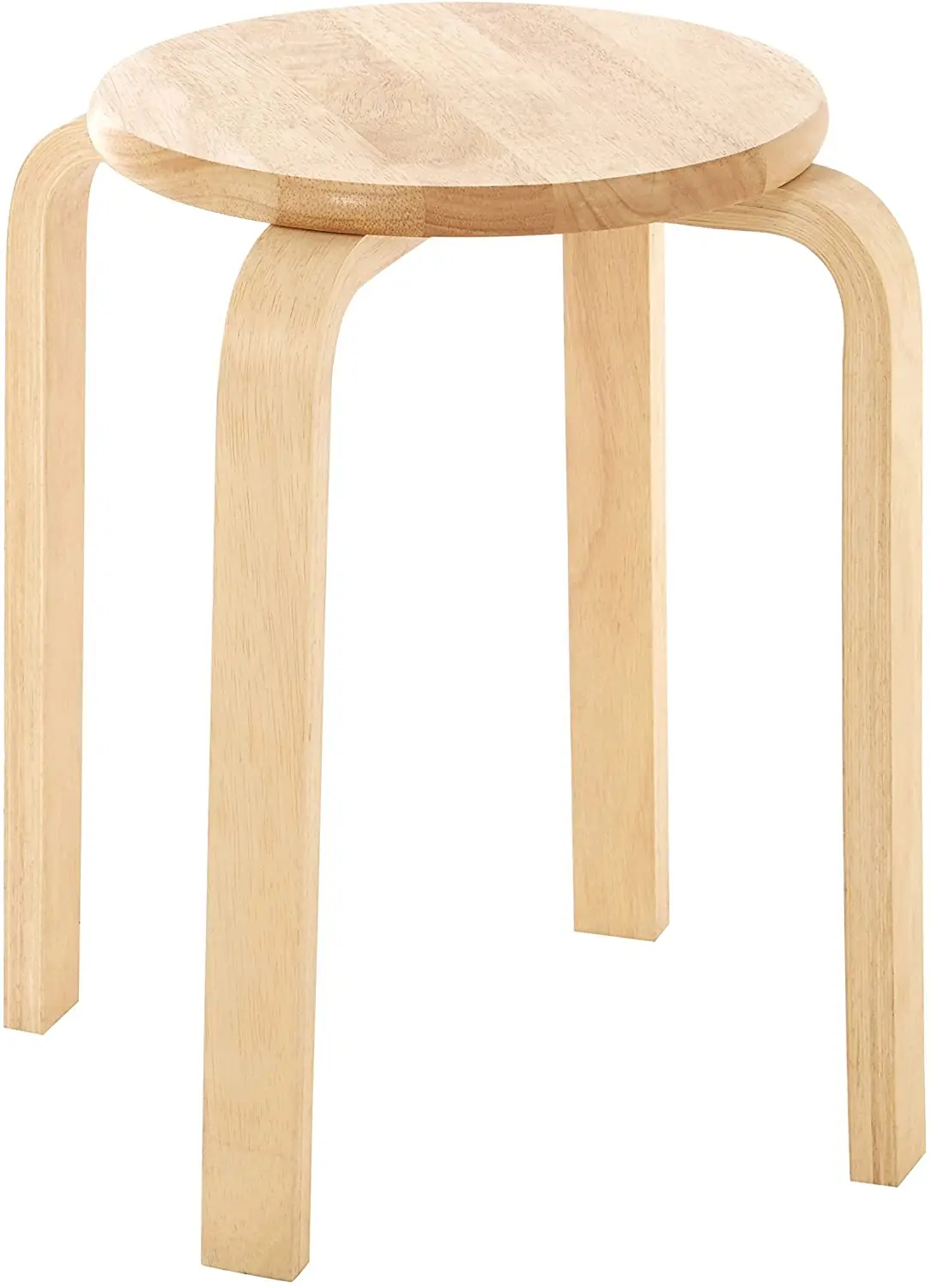 

Housewares Wooden Stool Small Stacking Stools Tropical Hevea Wood Stool