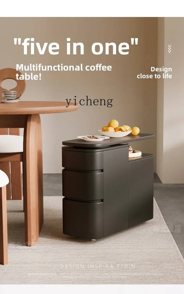 

ZZ removable bedside table Smart bedside rechargeable multi-functional bedroom storage Side storage cabinet