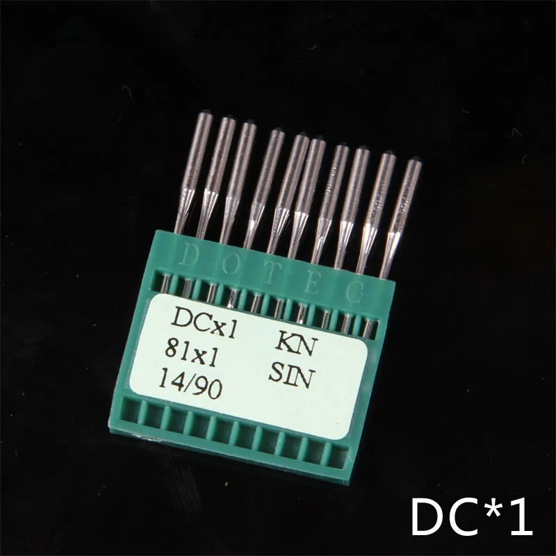 10Pcs Industrial Sewing Machine Overlock Needles DCx1 DC*1 DC1 For Juki Typical  Brother Janome Siroba Kancai