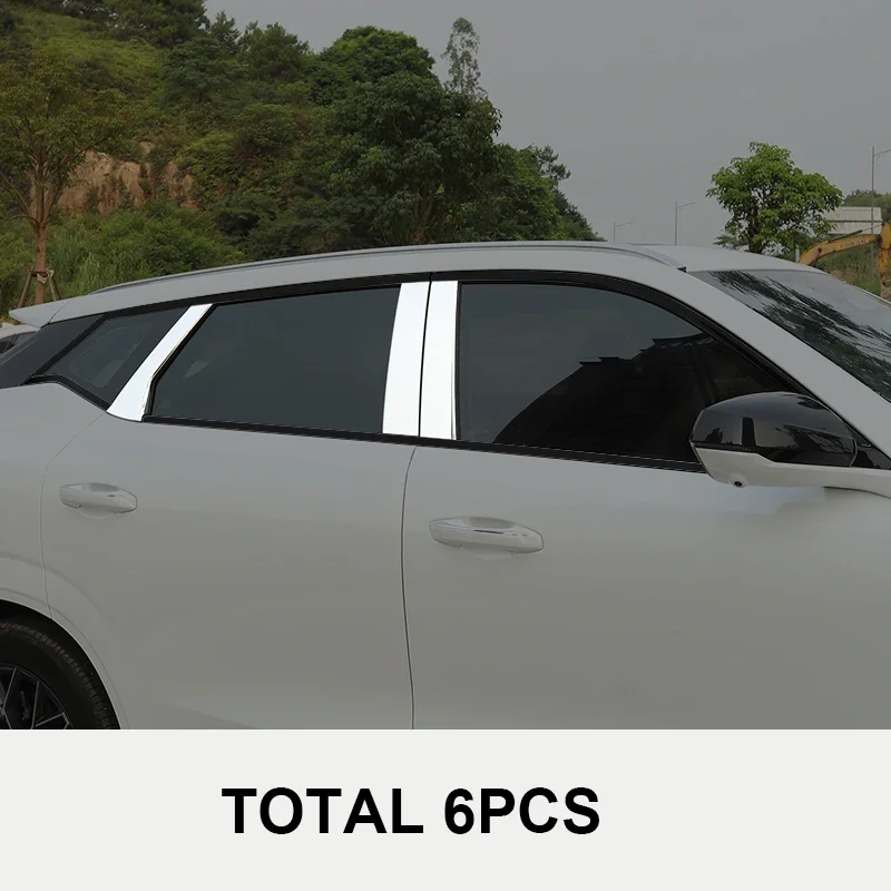 6/12/18pcs for Changan OSHAN Z6 2022-2024 IDD Window Trim Stainless Steel Window Frame Decoration