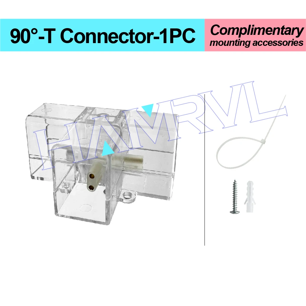 DIY Hexagon garage LED buis connector ophanging draad kabel accessoires voor honingraat Lamp 110-240 V voor Kapper werkplaats Verlichting