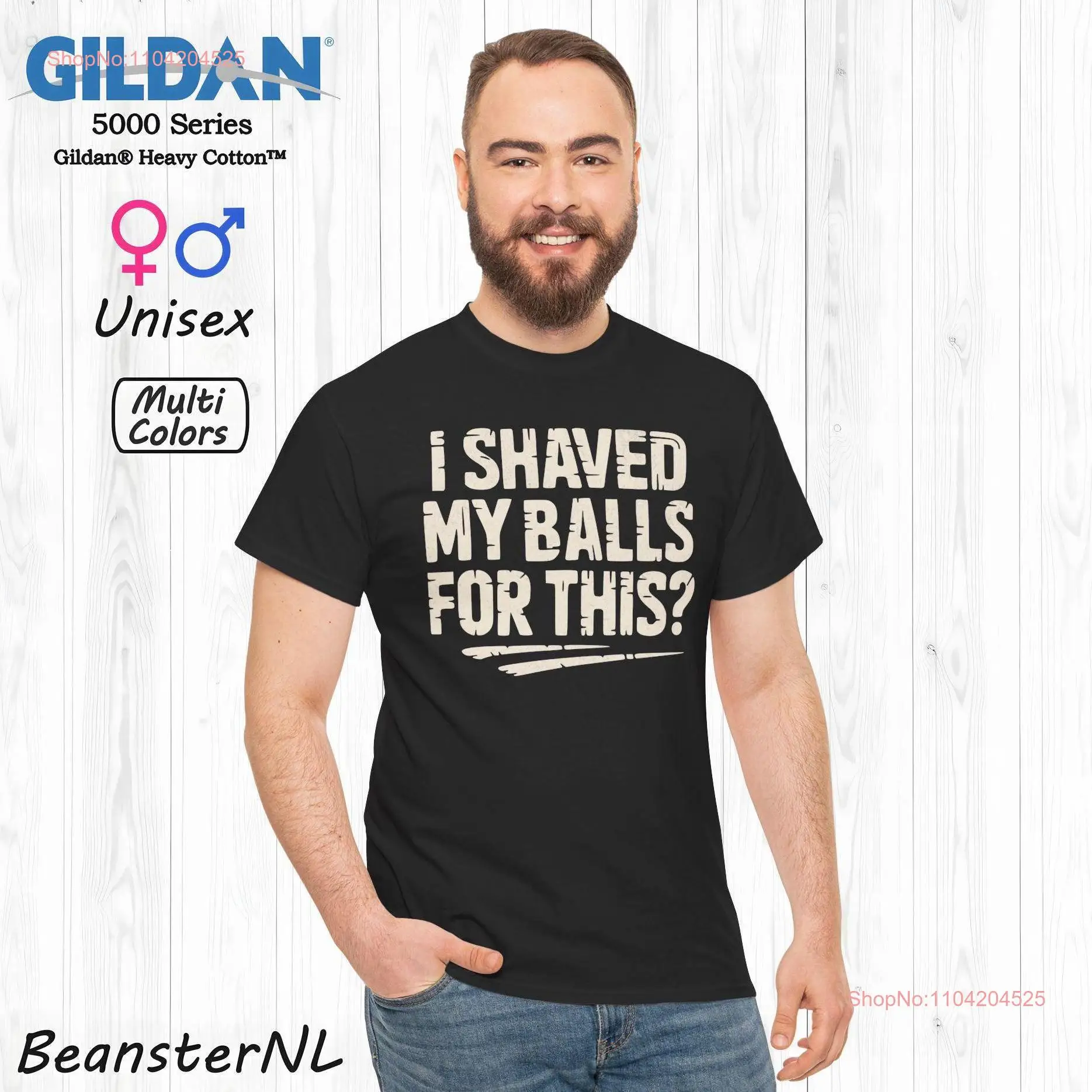 كرات الحلاقة تي شيرت لقد حلاقة بلدي لهذا الزوج غير المناسب الساخر الكمامة له مضحك ميمي طويلة أو قصيرة الأكمام