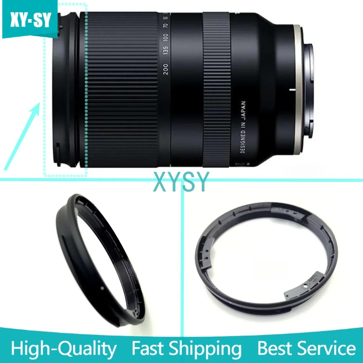

Original NEW Front Filter Ring UV 28-200 mm For Tamron 28-200mm f/2.8-5.6 Di III RXD A071 Barrel Hood Fixed Tube Lens part