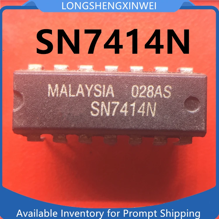 5PCS New SN7414N 7414N Direct Insert DIP-14 Schmidt Trigger Original