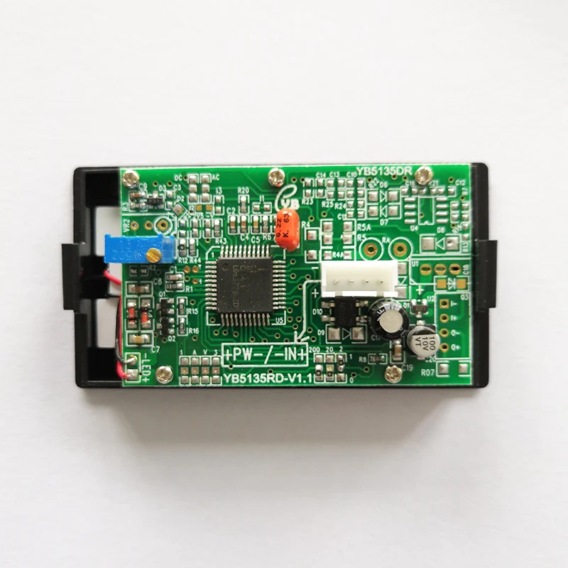 Probador de resistencia de 0-200Ohm 0-2K Ohm montado en Panel medidor de ohmios medidor de prueba de resistencia con pantalla LCD