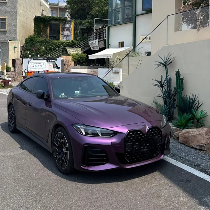 PESAFILM Hot Selling Midnight Purple TPU Vinyl Paint Protection Film Gloss Metallic Body Wrap Cars TPU Self-Healing PPF FILM