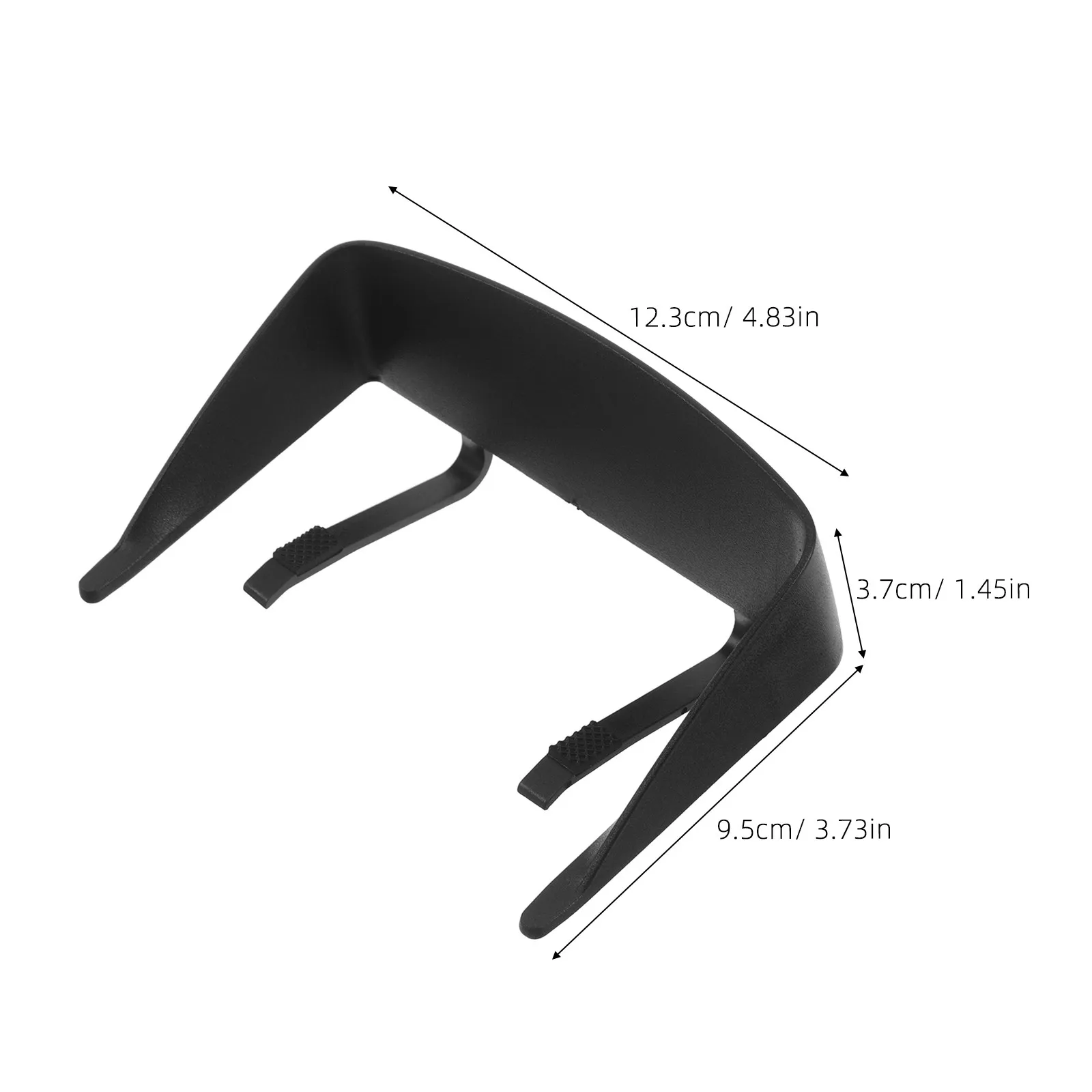 2Pcs GPS Navigation Sun Shade Visor 5 Inch Car Dashboard Screen Protector Anti-Glare Sun Hood Easy Install Lightweight Vehicle