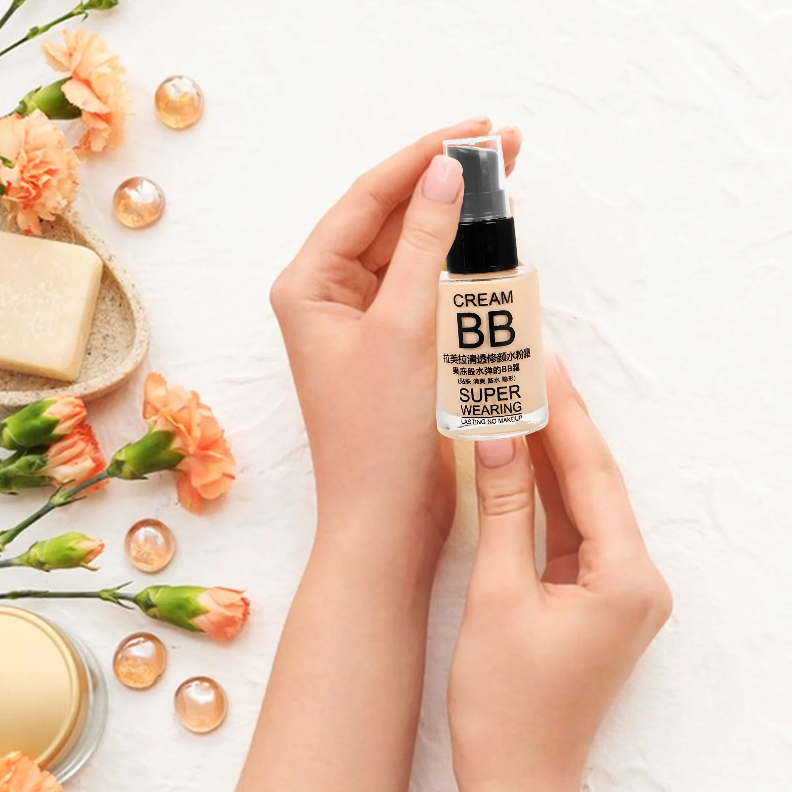 

Cream Hydrating Tinted Moisturizer Face Skincare Makeup Beige Natural Coverage Skin Tint Moisturizer Long-Lasting Spf