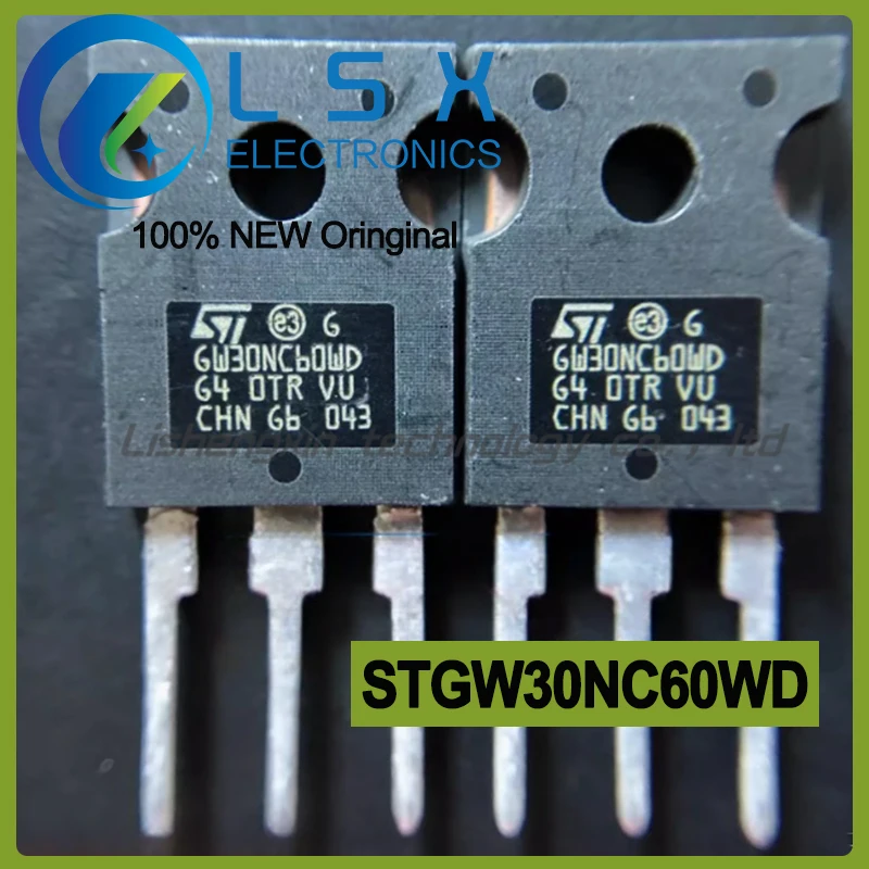 5-10pcs GW30NC60WD STGW30NC60WD TO-247 600V 30A New and Original