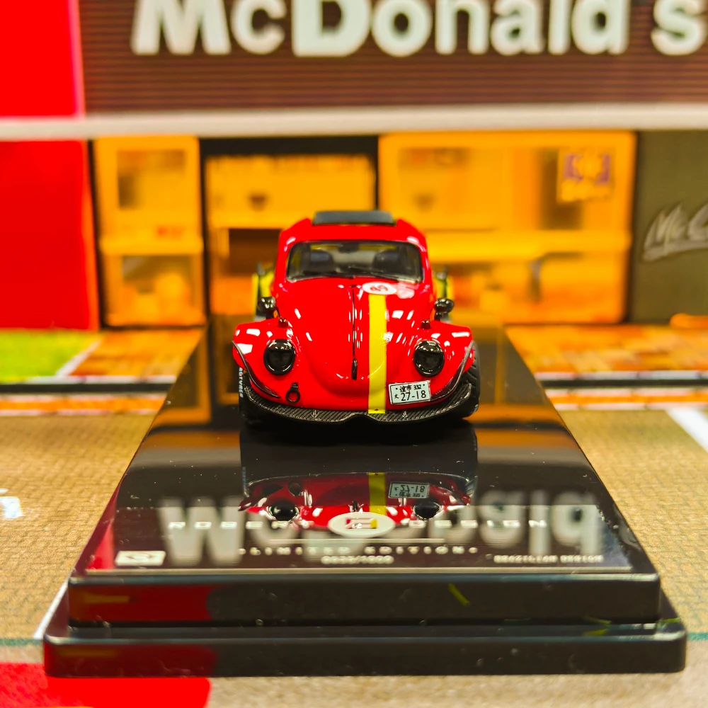 Inspire le modèle 1/64 Beetle RWB Robert Design ROB3DESIGN # 49 Moulé sous pression