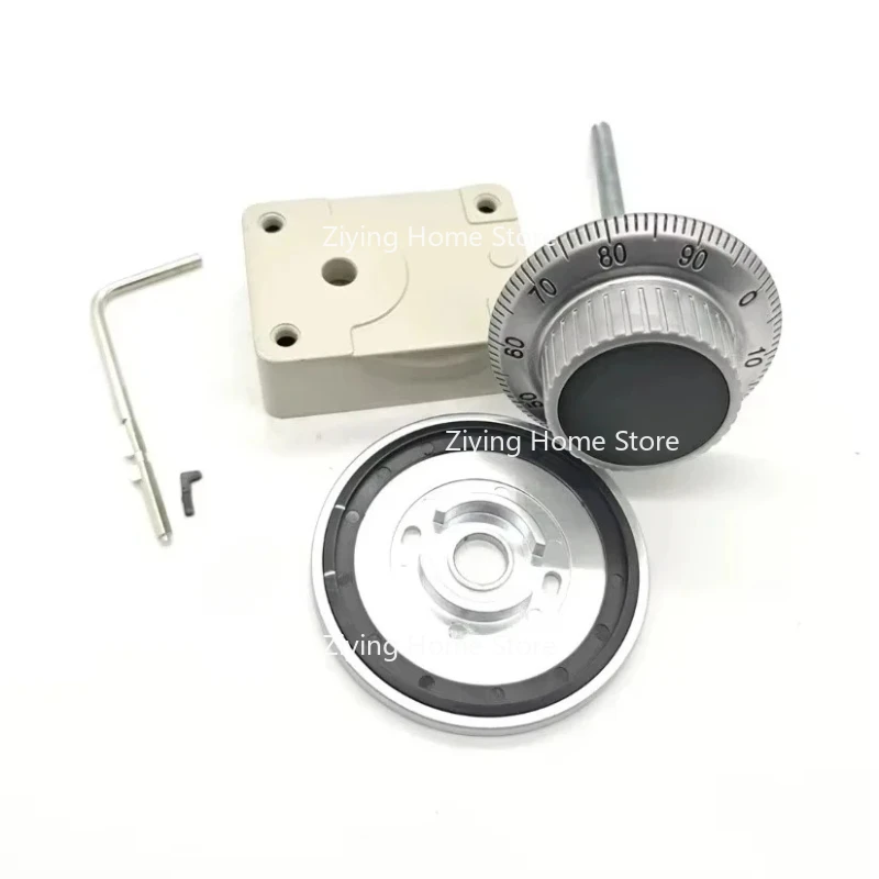 

1 комплект, механический кодовый замок для безопасной двери, замок для проигрывателя банкомата, полностью стальной, прочный и долговечный