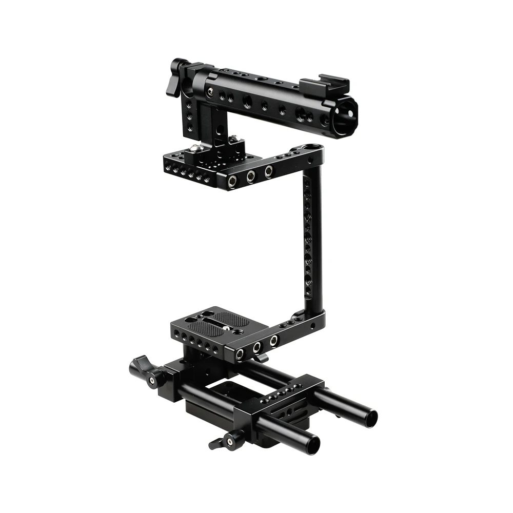 CAMVATE Camera Cage Rig For Canon70D,50D,7D Mark11,5D Mark11,5D Mark111,Nikon D7000,D7100,D7200,Sony A99,a58,a7,a711,GH4,GH3,GH2