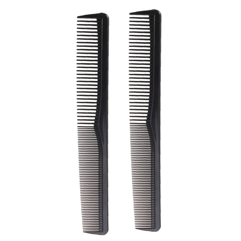 

10Pcs Anti-Static Plastic Hair Comb Set Double-Sided Tooth Design for Fine Hair Cutting Styling Salon Hotel Barber Shop Use