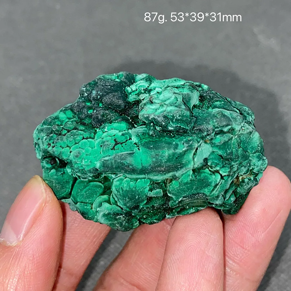 100% natural malachite (light illumination shows aperture) original stone mineral specimen healing crystal collection.