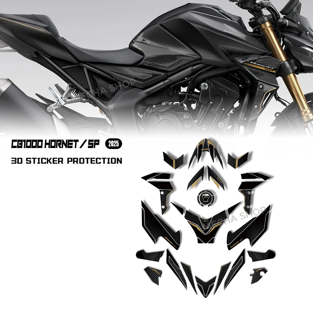 For Honda CB1000 Hornet SP cb1000 hornet sp 2025 Waterproof Protective Sticker Motorcycle Guard Stickers 3D Epoxy Resin Sticker