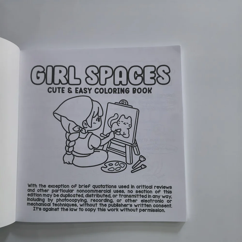 Adults And Teens Coloring Book: Cozy Moments & Girly Things Cute Drawings for Relaxation And Stress Relief