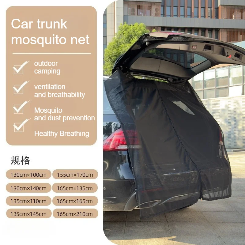 Neues universelles magnetisches Moskitonetz für Wohnmobile, Fliegengitter, Wohnmobil-Heckklappe, Sonnenschutznetz, insektensicherer Vorhang