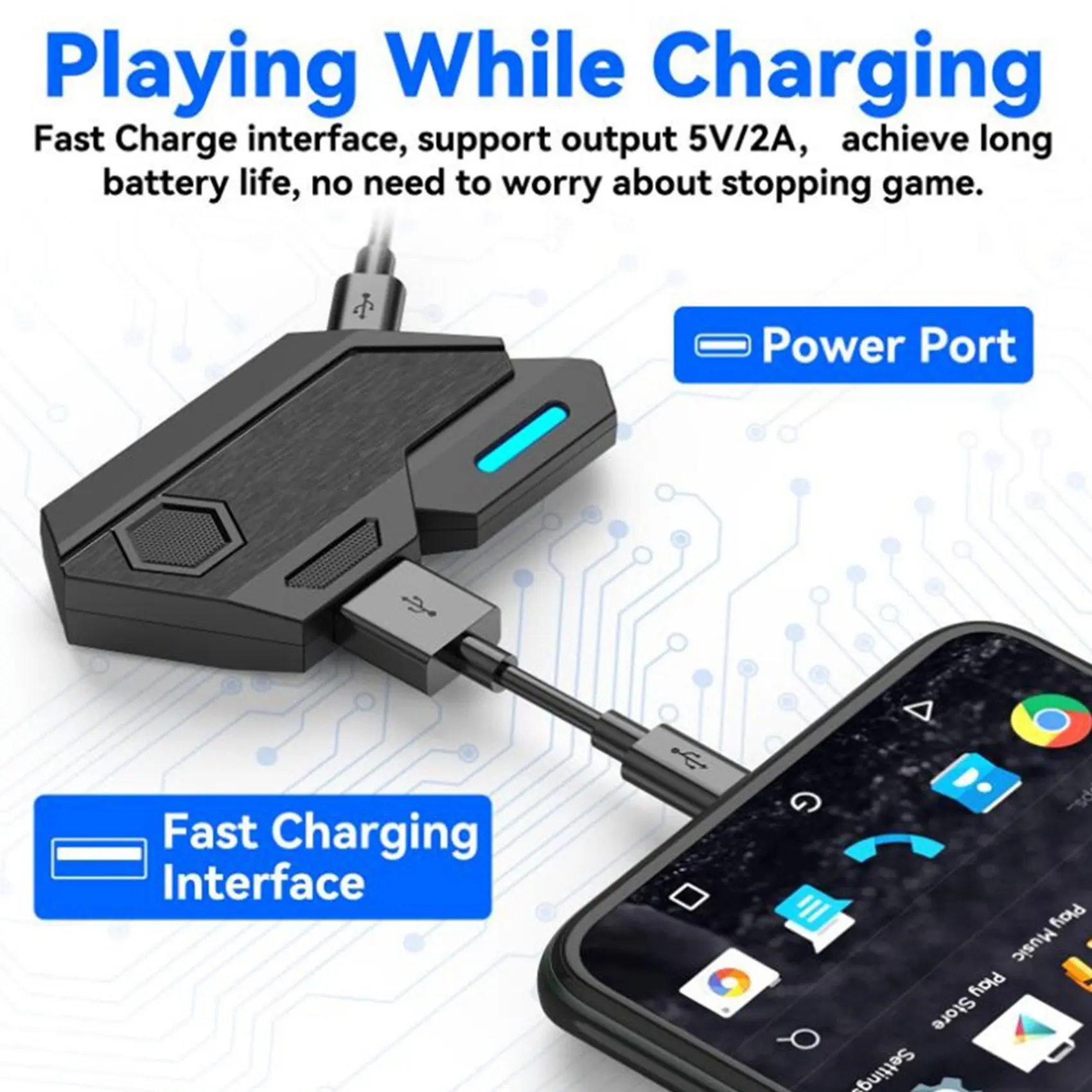 Gamepad Mobile Controller Gaming Keyboard Mouse Converter Bluetooth for IOS Android Game Adapter,Mix SE