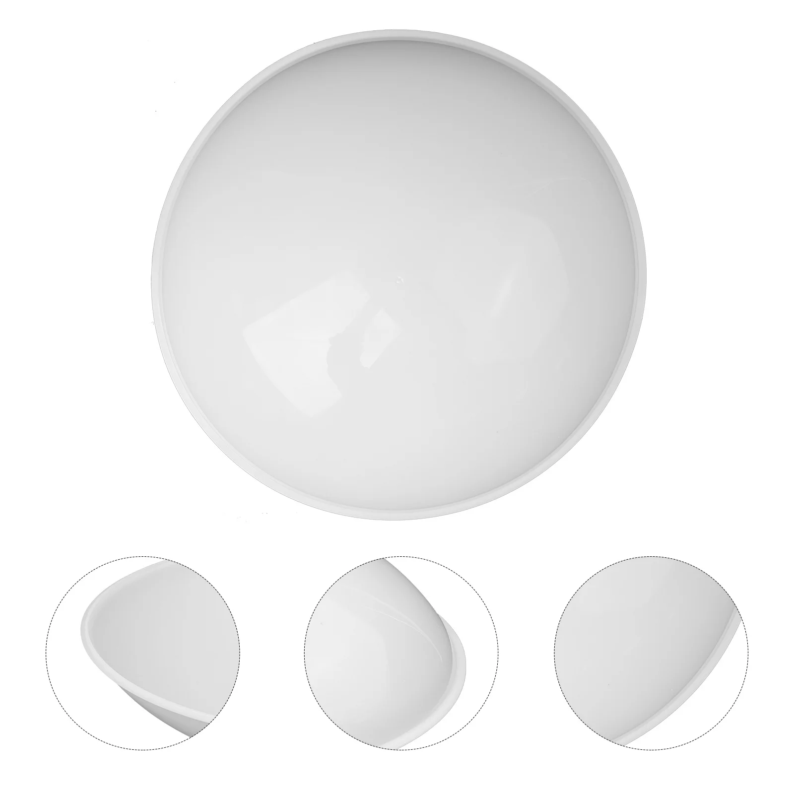 

Round Ceiling Light Shade Durable Plastic Easy Install Classic Style for Bedroom Living Room Office Recessed Light Cover