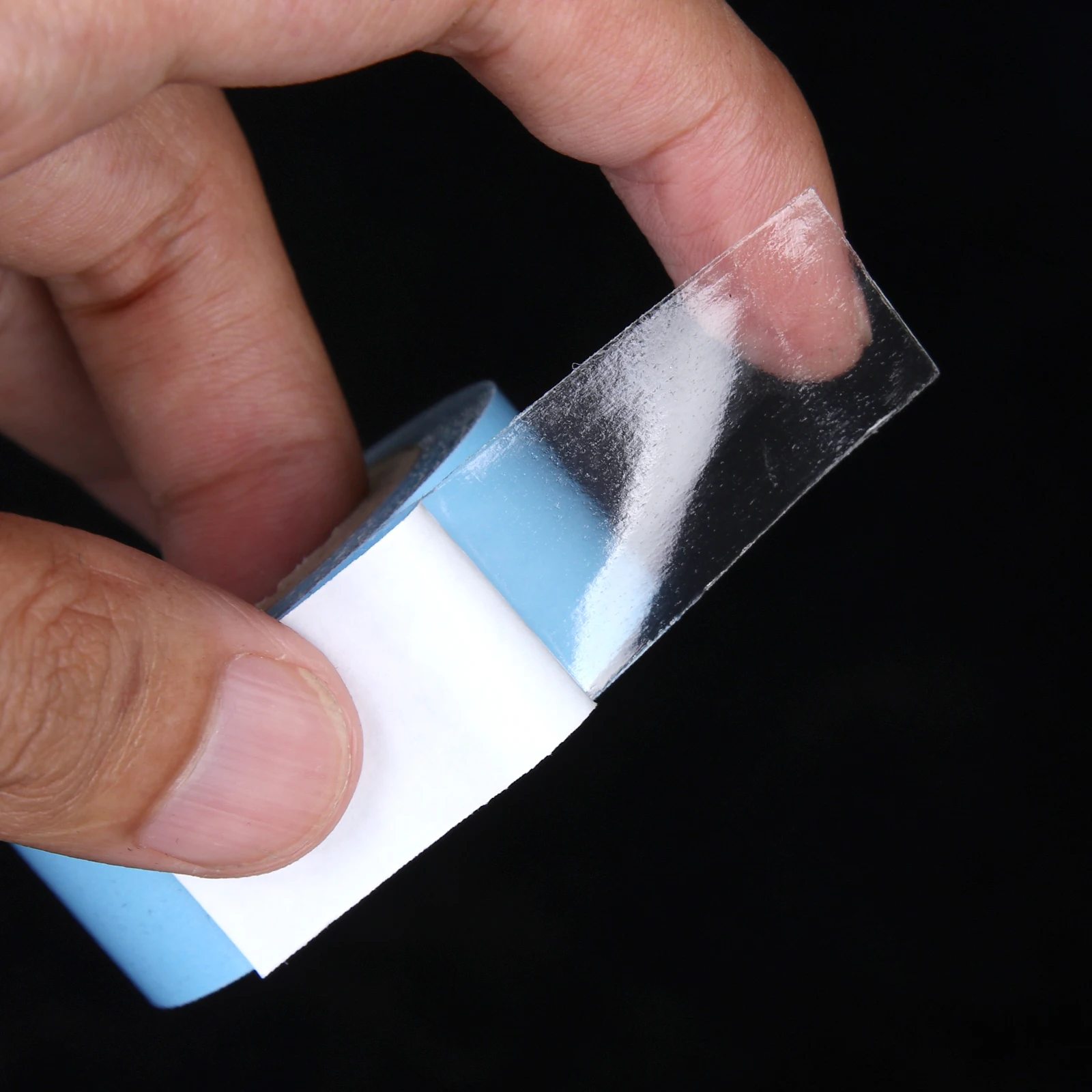 Taśma dwustronna do peruk koronkowych, 3 jardy, taśmy do doczepiania włosów, taśma do peruk typu lace front, wodoodporna, mocny klej, 1 rolka.