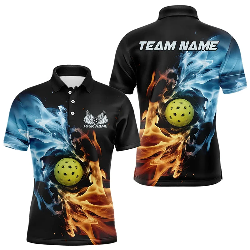 Fashion Pickleball 3D Printed Polo Shirts For Men Summer Trend Short Sleeve Lapel Sports Polo T Shirts Loose Quick Dry Tees Tops - Image 3