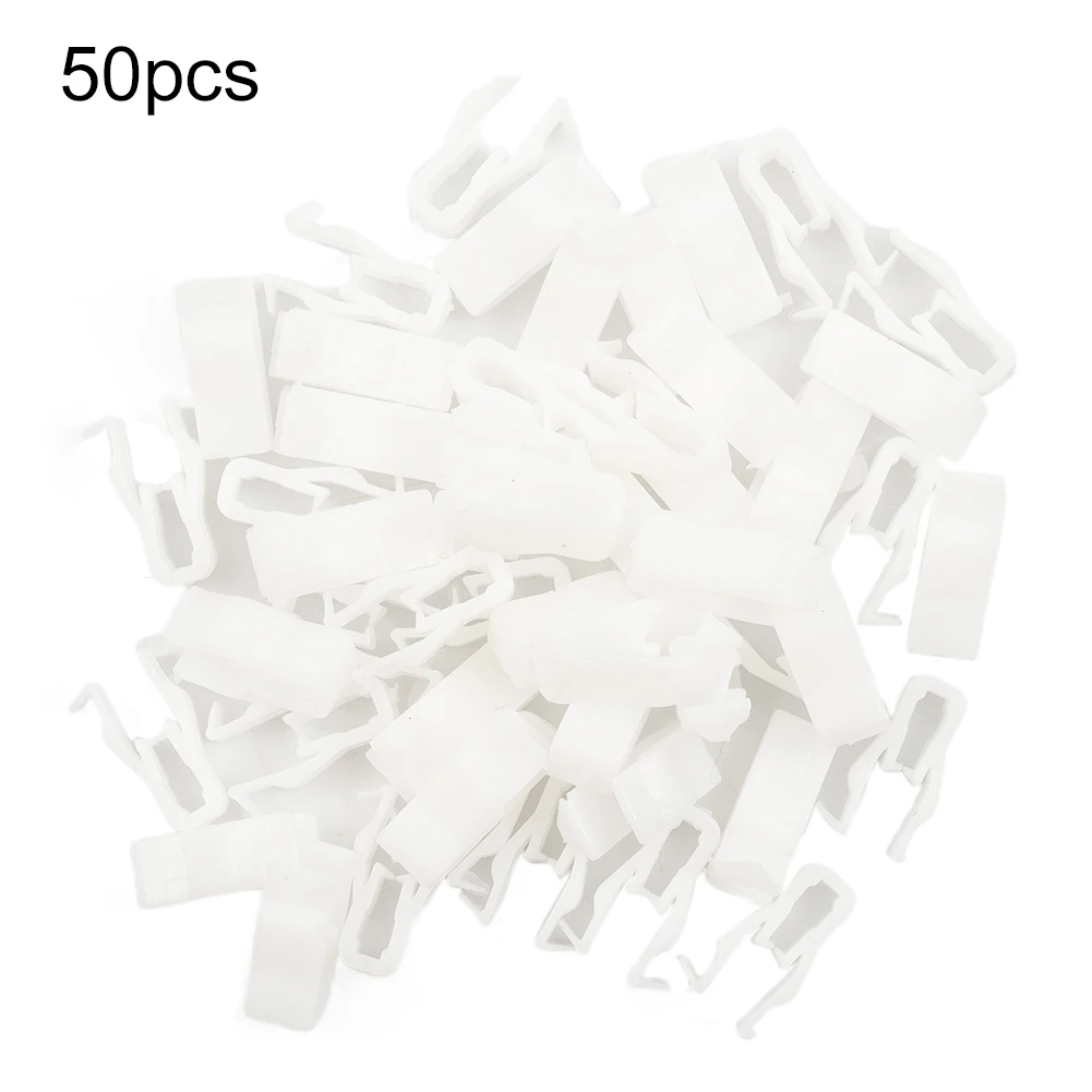 

50pcs/set White Plastic Car Instrument Panel Dashboard Rivet Retainer Clip 6mm Hole Interior Accessories Fast Delivery