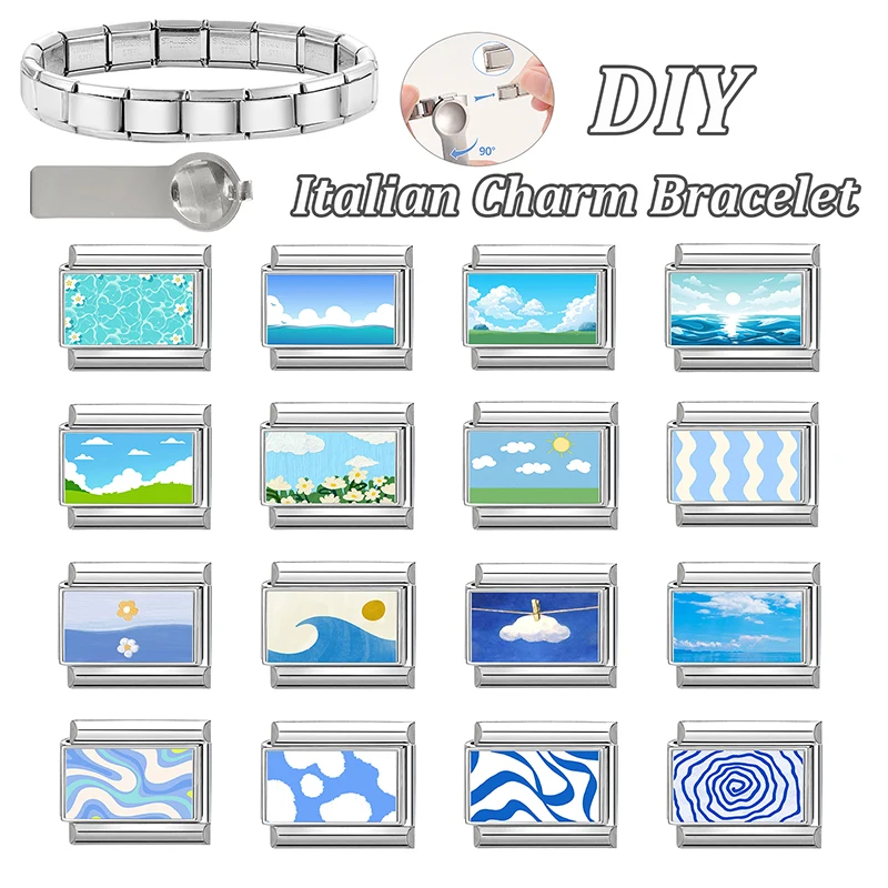 جديد جميل الحيوانات الأليفة القطط والكلاب وصلات سحرية إيطالية تناسب 9 مللي متر سوار الفولاذ المقاوم للصدأ النساء الرجال DIY بها بنفسك صنع المجوهرات